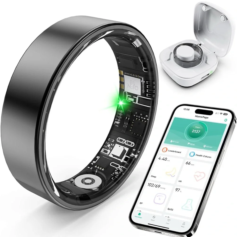 Smart Ring in Color Gold Size 10